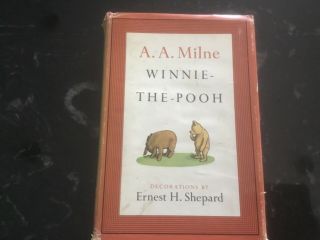 Winnie - The - Pooh By A.  A.  Milne 1961 Vintage Hardcover Book E P Dutton