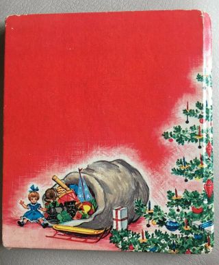 Vintage Whitman Tell - A - Tale Book,  THE NIGHT BEFORE CHRISTMAS,  1967 2
