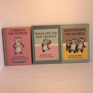 Russell Hoban Vintage Frances Books.  A Bargain For Frances
