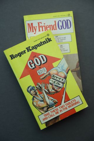 My Friend God,  Roger Kaputnik By Dave Berg 2 Signet Books 1972 First Printings