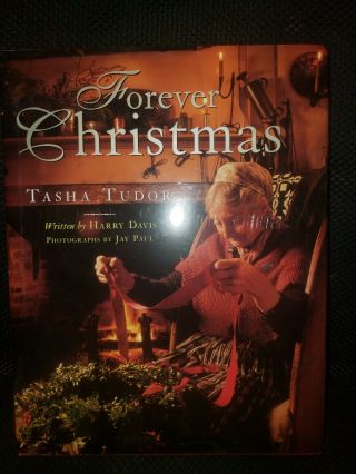 Vg 2000 Hardcover In A Dj First Edition Tasha Tudor Forever Christmas 88 Pages