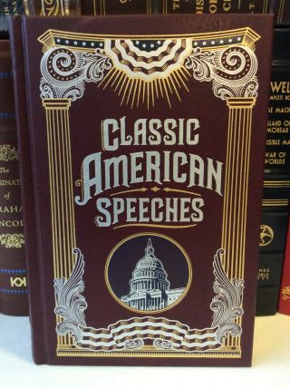 Classic American Speeches - Leather - Bound
