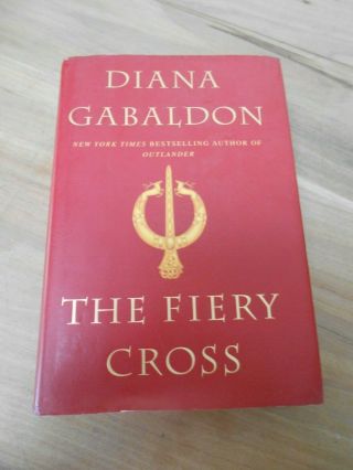 The Fiery Cross Signed By Diana Gabaldon Outlander Series Hardback 5