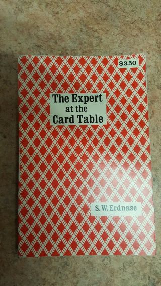 Expert At The Card Table By S W Erdnase W/ Prof.  Hoffmann Gbc 1st Reprint 1960s