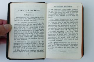 Key of Heaven Catholic Devotional Prayer Book Leather 1947 Very 2