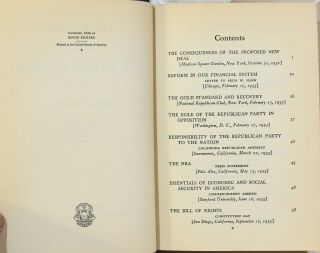 Addresses upon the American Road: 1933 - 1938 by Herbert Hoover 1st Ed w/ Bklt 3