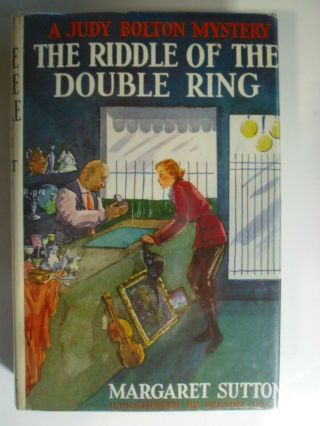 Judy Bolton 10,  The Riddle Of The Double Ring,  Margaret Sutton,  Dj,  1950s