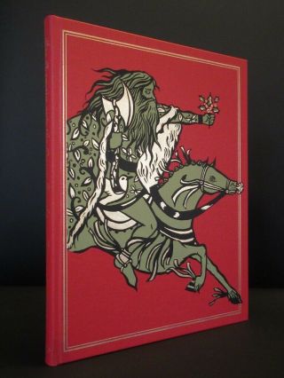 Folio Society Sir Gawain And The Green Knight 2008 1st Diana Sudyka Edition