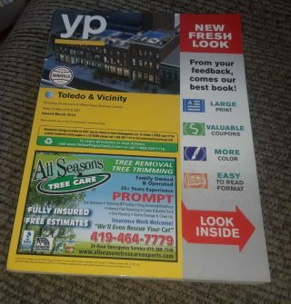 2016 Toledo Ohio City Directory - Address - Number Phone Book Yellow Pages Telephone
