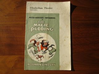 The Magic Pudding By Norman Lindsay Elizabethan Theatre Newtown 1960