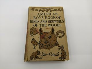Vintage 1931 American Boys Book Of Birds And Brownies Of The Woods Dan Beard Hc