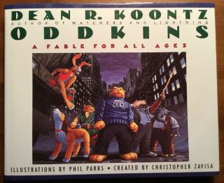 Vg 1988 Hc Dj 1st Ed Printing Dean Koontz Oddkins Phil Parks Christopher Zavisa