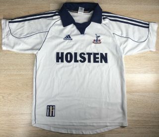 Vtg Tottenham Hotspur 1999 2001 Shirt Football Jersey Holsten Home Adidas Size S