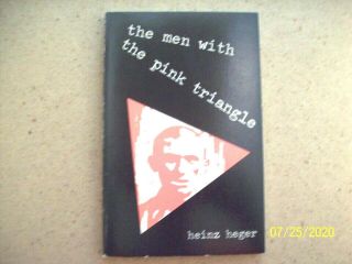 1980 Men With The Pink Triangle,  First Edition,  Gay Prisoners,  Nazi Death Camps,  Ww2