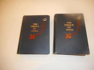 Vintage Set The Prince Of India By Lew Wallace - Vol.  1 And 2 - 1893 Published