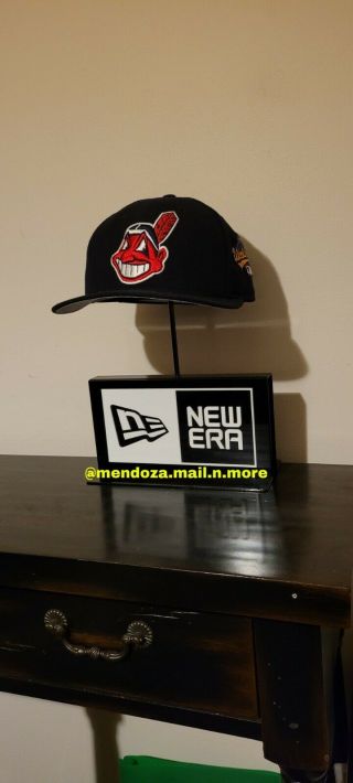 Rare Cleveland Indians Chief Wahoo 1997 World Series Era 59fifty - Size 7.