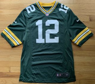 Aaron Rodgers Green Bay Packers 12 Nike On Field Jersey Size Medium Adult