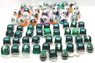 60 Pc Philadelphia Eagles Aa Mini Nfl Football Helmets Plastic Gumball Premiums