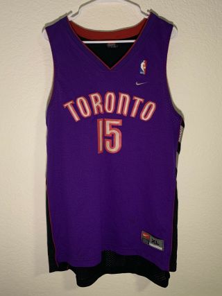 Vince Carter Vintage Toronto Raptors Nike Team Jersey 1999 - 2000 Size: Xl