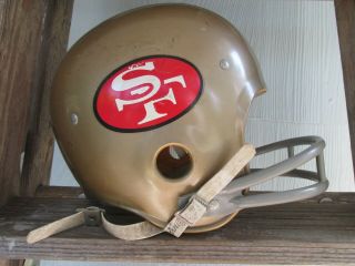 Vintage San Francisco 49ers Rawlings Air Flo Hnfl Football Helmet