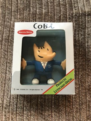 Cobi Barcelona 1992 Olympic Mascot Never Removed From Box.  Rare.