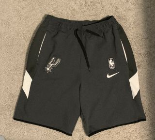 San Antonio Spurs Nike Therma Flex Shorts Size Large - Rare