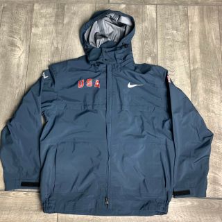 United States Usa Track & Field Issued Nike Navy Full Zip Jacket Women Small