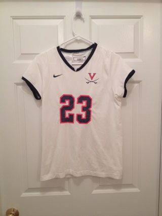 University Of Virginia Uva Cavaliers Game Worn Womens Lacrosse Jersey 23