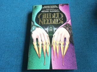 Avon Paperback Gilded Needles Michael Mcdowell Vf