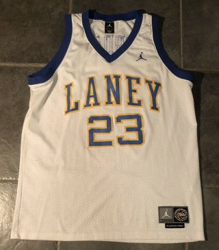 Michael Jordan 1980 Laney High School Jersey Men Size Large Stitched 2