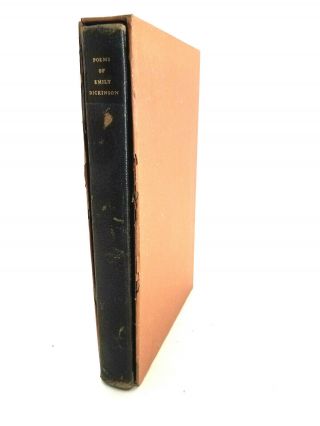 Poems Of Emily Dickinson - Limited Editions Club 1952 Signed By Illustrator