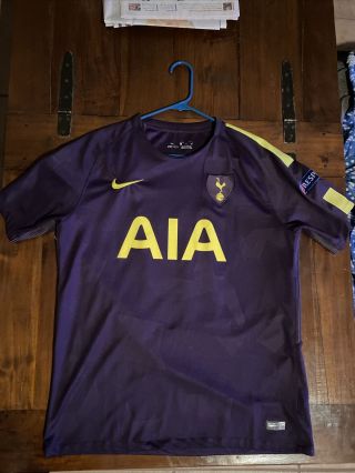 Tottenham Spurs Nike Jersey 10 Harry Kane Xl Champions League