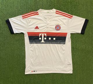 Bayern Munich Adidas Climacool 2016/17 Men’s Soccer Football Jersey.  Size Large