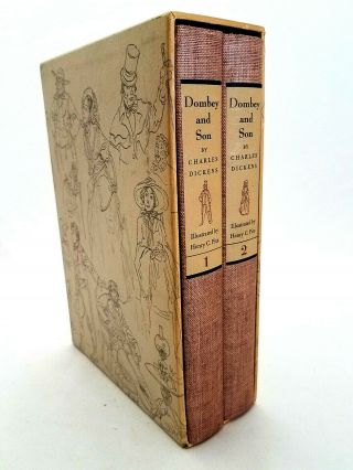 Dombey And Son Charles Dickens Limited Editions Club 1076/1500 Signed Henry Pitz