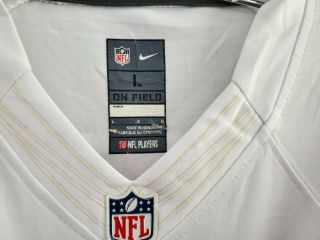 Nike NFL San Francisco 49ers Colin Kaepernick 7 White Football Jersey Men L Sewn 3