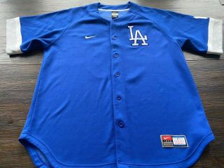 Mlb Los Angeles Dodgers Andre Ethier Mens Nike Stitched Jersey - Size Large