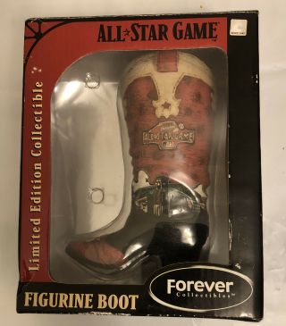 2004 Houston Astros All Star Baseball Game Limited Edition Figurine Boot Mlb