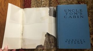 Vintage Classic Hardcover “Uncle Tom ' s Cabin” Dust Jacket Harriet Beecher Stowe 2