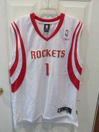 Tracy Mcgrady Houston Rockets Reebok Nba Basketball Jersey Size Men 
