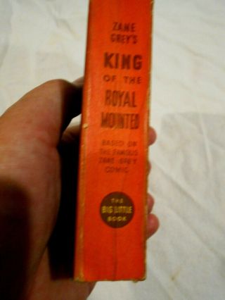 1935 Big Little Book Zane Grey ' s King of the Royal Mounted - Cocomalt 3