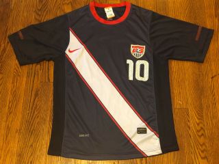 Landon Donovan 10 Nike Dri Fit Usa Soccer Usmnt 2010 World Cup Jersey,  Size M