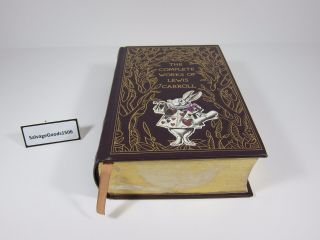 The Complete Of Lewis Carrol Book Illustrated Leather Bound