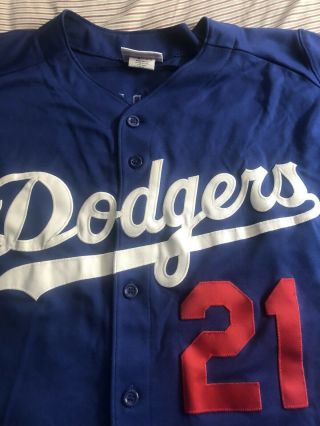 100 Authentic Zack Greinke Majestic Dodgers Spring Training Jersey Size 52 XXL 2