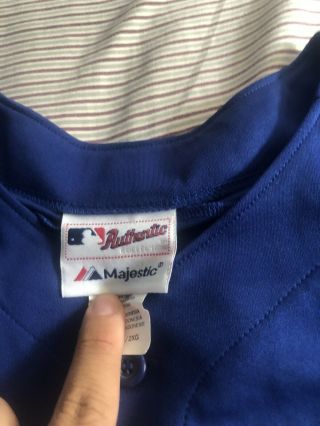 100 Authentic Zack Greinke Majestic Dodgers Spring Training Jersey Size 52 XXL 3