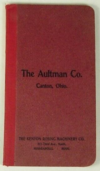 Aultman Co Canton Ohio Thresherman 