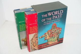 The World Of The Past By Jacquetta Hawkes Two Volumes Alfred A Knopf 1963 Case