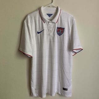 Nike Authentic Team Usa Soccer Jersey White 2014 Men 