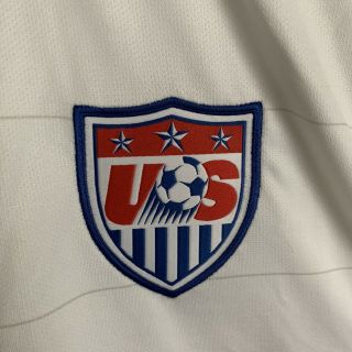 Nike Authentic Team USA Soccer Jersey White 2014 Men ' s Size XL 3