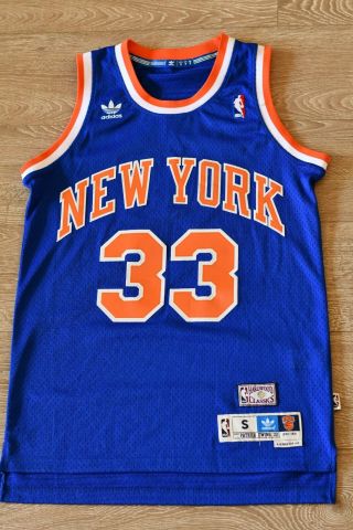 Patrick Ewing York Knicks Jersey Adidas Hardwood Classics Jersey - Small