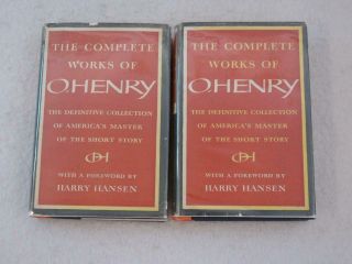 The Complete Of O.  Henry 2 Volume Set Doubleday C.  1953